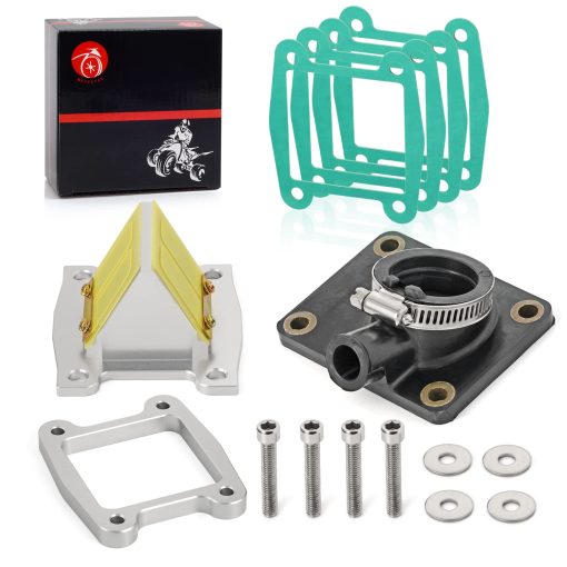 Kit de Bota de Multiple de Admision y Valvula de Laminillas de Aluminio Billet y Espaciador de Laminillas para Yamaha Blaster 200 YFS200 1988-2006 - Imagen 5