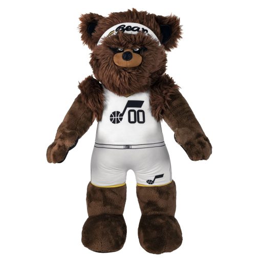 Peluche gigante de la mascota de Utah Jazz Bear de Bleacher Creatures de 20 pulgadas - Una mascota para jugar o exhibir