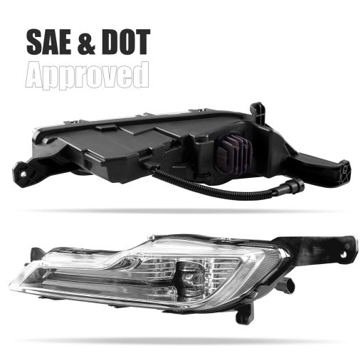 Luces LED para Niebla DLAA para Ford Explorer 2018 2019 Juego de Luces de Niebla Delanteras con Cables, Lente Clara - 1 Par - Imagen 3