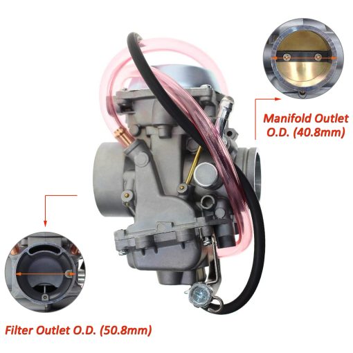 Carburador Motorcarb para Arctic Cat 250 300 400 500 1998 1999 2000 2001 2x2 2x4 4x4 ATV Carb 0470-352, 0470-362 - Imagen 3