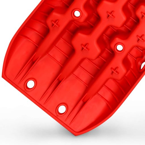 X-BULL Nueva Pista de Traccion de Recuperacion para Arena, Barro y Nieve, Escalera de Neumaticos 4WD (Rojo,3ra generacion) - Imagen 5