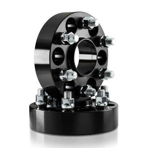 Customadeonly Separadores de Rueda Hubcentric de 1.5" 6x5 6x127 para Trailblazer 2002-2009, SSR 2004-2006 Compatible para Envoy 2003-2009 (2 piezas 78.1mm M12x1.5) Negro
