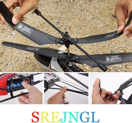 Helicoptero Grande SREJNGL de 75CM Modelo RC para Principiantes Juguete para Ninos 3.5CH Estructura de Aleacion Cuerpo Anti-Caida Luces LED Control Remoto Electrico Avion para Ninos Adultos Regalos (2 Baterias) - Imagen 5