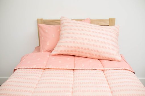 Juego de Cama con Cremallera para Ninas Ballet Rosado de Beddy's, Sabanas y Edredon de Ballet Rosado, Facil de Hacer y Lavar, Incluye Funda de Almohada y Funda de Almohada con Cremallera, Super Suave para Todas las Estaciones