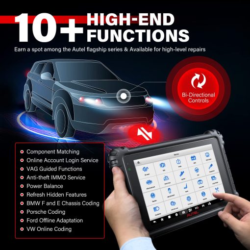 Autel Scanner MaxiSYS MS906 PRO: Herramienta Bidireccional 2024 MS906PRO, Codificacion de ECU OE, 3000+ Pruebas Activas, 36+ Servicios, Nueva version de MS906BT MK906 Pro MK908, AutoScan2.0, 4+128G, DoIP/CAN FD, FCA AutoAuth - Imagen 7