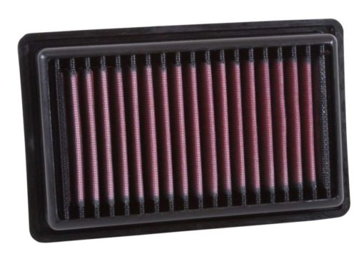 Filtro de aire del motor K&N: Reutilizable, Limpio cada 75,000 millas, Lavable, Premium, Filtro de aire de coche de repuesto: Compatible con RENAULT/SMART 2014-2019 (Twingo, Forfour, Fortwo, Cabrio), 33-3043