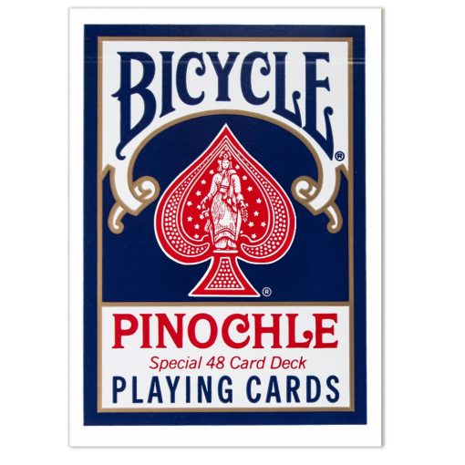 Baraja de Poker Pinochle Deluxe de Bicicleta - 1 Docena (12 Barajas) de Jugando - 6 Barajas Azules y 6 Rojas (Estandar) - Imagen 2