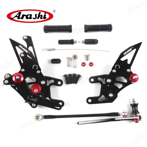 Arashi (Version 2.0) Rearsets para Honda CBR1000RR / SP 2012-2017 sin ABS Accesorios para Motocicletas Reposapies Ajustables Rear Sets CBR 1000 CBR1000 RR Negro 2013 2014 2015 2016 - Imagen 7