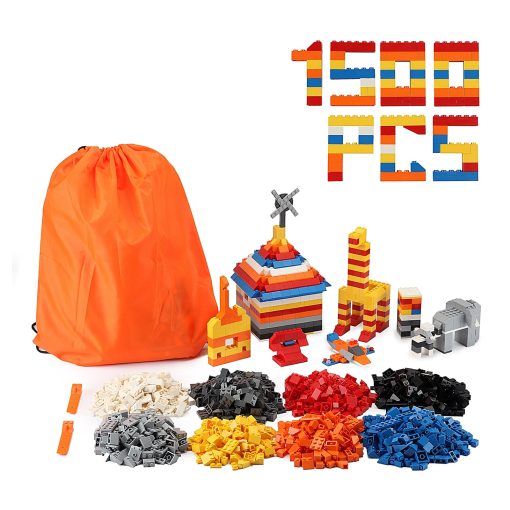LOONGON Juego de Bloques de Construccion Clasicos, Set de Ladrillos de Construccion, Regalo Ideal para Ninos, 1500 Piezas