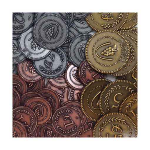 Stonemaier Games Viticulture: Monedas de Lira de Metal