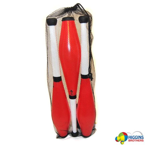 Set de 3 Clavas para Malabares Higgins Brothers Flow (Rojo) - Imagen 4
