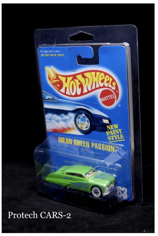 Protech SSCARS-2 Estuche de Almacenamiento / Exhibicion de Coches en Blister Hot Wheels, 4.25" An x 6.5" Al x 1.25" Pr, Paquete de 100 - Imagen 3