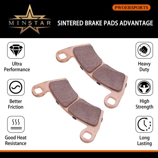 Kit de Cambio de Pastillas de Freno Sinterizadas 2206025 & 2205949 Para Polaris 2016-2021 RZR XP Turbo (todos los modelos), RZR XP 4 Turbo (todos los modelos), RZR XP Turbo S (todos los modelos) - Imagen 7
