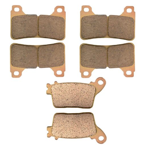 Conjunto de pastillas de freno delanteras y traseras AHL sinterizadas para Honda CBR1000RR CBR1000 RR 2006-2016 CBR1000 RA (Modelo ABS) 2009-2016 CBR600 RR/RRA 2007-2016 CBR 600 RR/RA (Modelo ABS) 2009-2016