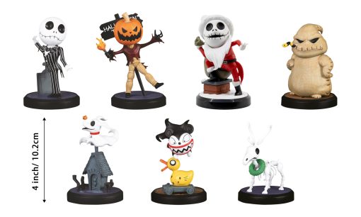 YuMe Disney's The Nightmare Before Christmas Classic Series Hero Box - Caja de Heroe de la Serie Clasica - Blind Box (Paquete de 6) Figuras de Juguete Coleccionables de 4", Decoracion Navidena, Jack Skellington, Regalos para Ninos, Ninas y Ninos de 8+ anos - Imagen 5