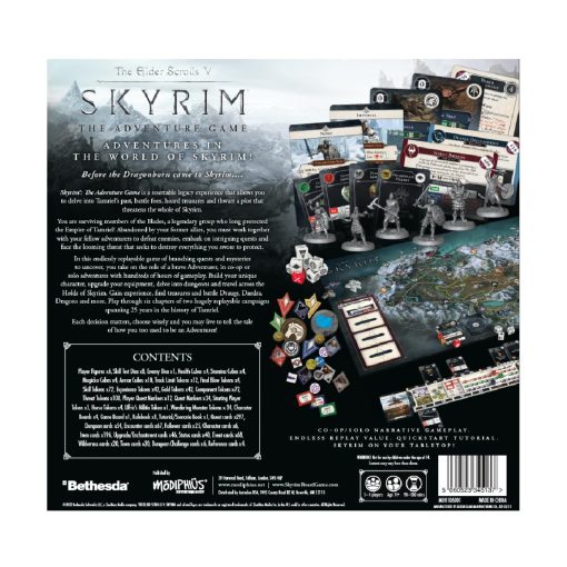 The Elder Scrolls V: Skyrim ? El Juego de Aventuras | Juego de Estrategia de Exploracion de Mazmorras para Adultos y Adolescentes | Edades 14+ | 1-4 Jugadores | Tiempo de Juego Promedio 60-120 Minutos | Hecho por Modiphius Entertainment - Imagen 3