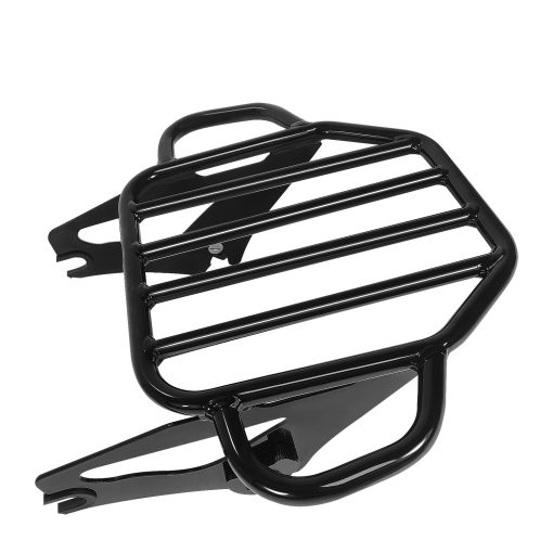 Portaequipajes Extraible de Dos Plazas en Negro Brillante Fjpacemt para Motocicleta Harley Davidson Touring Models 2009-2024 Street Glide Road Glide Electra Glide Road King - Imagen 5
