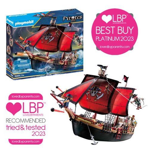 Barco Pirata Flotante Playmobil 70411 con Canon - Imagen 4