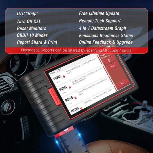 Thinkcar Escaner OBD2 Inalambrico, Thinkscan Max2 Actualizacion Gratuita de por Vida Herramienta de Diagnostico con Protocolo CAN-FD, Diagnostico de Todos los Sistemas y 28+ Reinicios, Sangrado de Inmovilizador/ABS/Aprendizaje del Cigüenal - Imagen 6