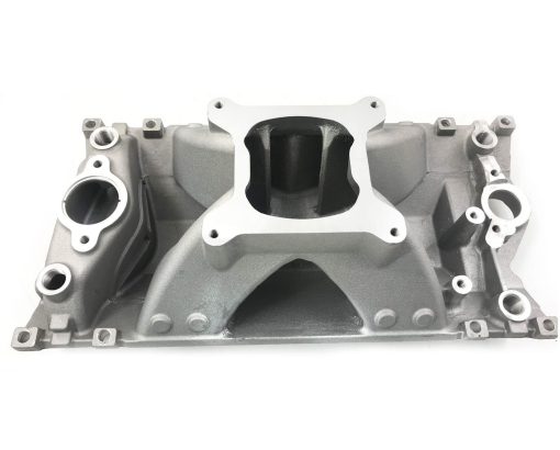 Colector de admision de un solo plano de aluminio para motor Chevy SBC Vortec Small Block de alta elevacion 350, DM-3318 - Imagen 7