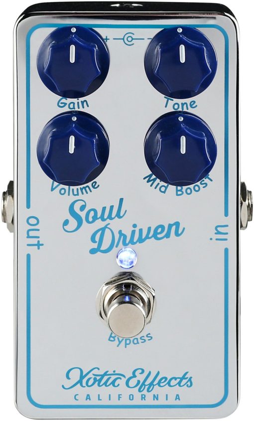 Pedal de Efectos de Boost y Overdrive Xotic Effects Soul Driven