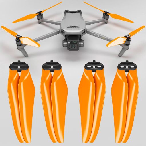 Helices Master Airscrew Stealth para DJI Mavic 3 - Naranja, 4 piezas
