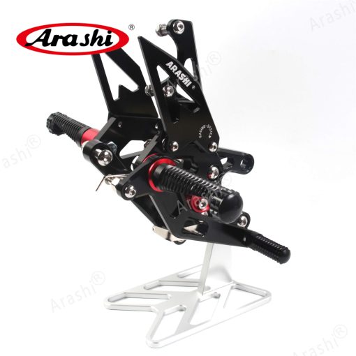 Arashi (Version 2.0) Rearsets para Honda CBR1000RR / SP 2012-2017 sin ABS Accesorios para Motocicletas Reposapies Ajustables Rear Sets CBR 1000 CBR1000 RR Negro 2013 2014 2015 2016 - Imagen 4