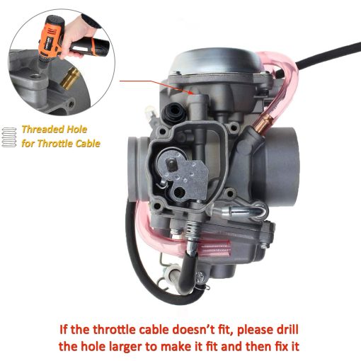 Carburador Motorcarb para Arctic Cat 250 300 400 500 1998 1999 2000 2001 2x2 2x4 4x4 ATV Carb 0470-352, 0470-362 - Imagen 4