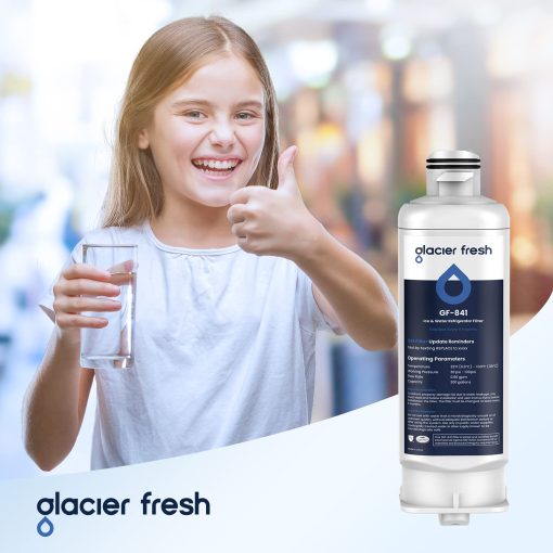 Filtro de Agua de Repuesto GLACIER FRESH DA97-17376B HAF-QIN para Samsung HAF-QIN/EXP, DA97-08006C, RF23M8070SG, RF23M8070SR, RF23M8090SG, RF23M8090SR, RF23M8570SR, RF23M8590SG (Paquete de 4) - Imagen 8