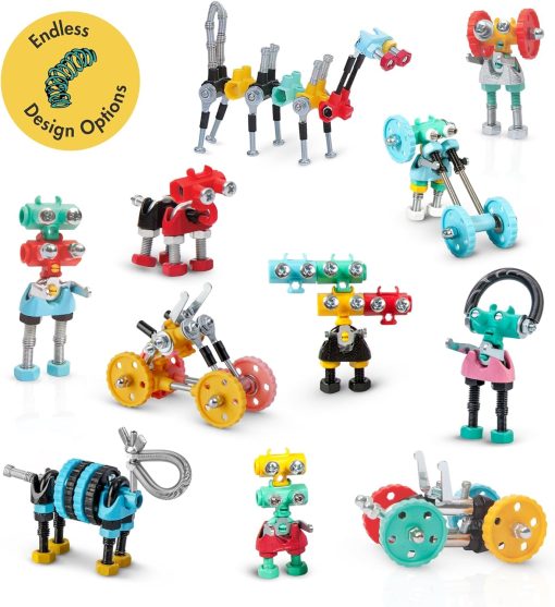 Juegos Educativos de Construccion Stem The Off Bits Group Makers con 750 Piezas para Ninos y Ninas, Juguetes de Aprendizaje en Grupo para Juegos de Aula, Regalos de Navidad y Cumpleanos para Ninos de 6 7 8 9+ - Imagen 7