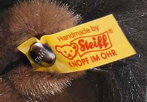 Steiff Hanno Dangling Hanoverian de Peluche, Marron - Imagen 3
