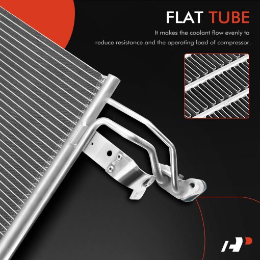 Condensador de aire acondicionado A-Premium compatible con Audi A3, TT, TTS, RS Quattro y Volkswagen Jetta 2005-2010, Golf, City, GTI y mas, Reemplazo # 3255, 1K0820411D - Imagen 3