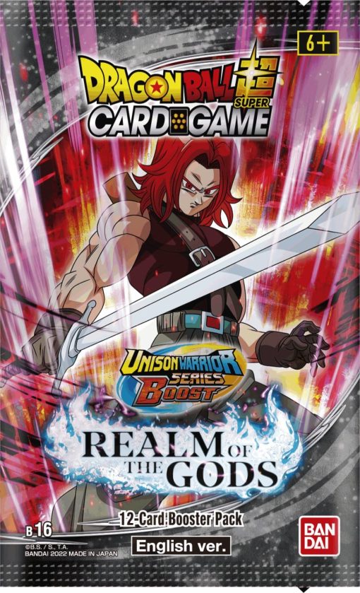Caja de presentacion de 24 paquetes de refuerzo de la Serie 7 de Dragon Ball Super Unison Warrior 2022 Reino de los Dioses: 24 paquetes de refuerzo