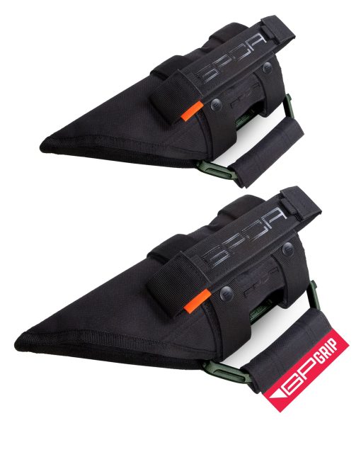 GPCA - Mango de agarre GP Grip PRO, Asas de aluminio plegables patentadas para Jeep Wrangler 4xe, JL, JT, JK, Sport, Sahara, Rubicon y Gladiator 4DR/2DR 2007-2023, 2 Paquetes, Verde Militar
