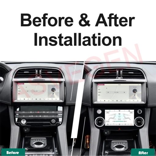 Panel de Control de Aire Acondicionado Climatizado de Pantalla Tactil LCD de 7 Pulgadas para Jaguar XE XEL F-Pace 2015-2022 - Imagen 4