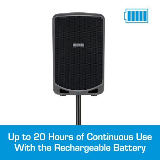 Samson Expedition XP106w Bateria Recargable Altavoz Inalambrico PA con Bluetooth - Imagen 4