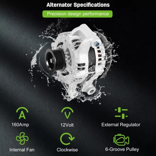 Alternador SCITOO 11113 para Dodge Charger 2006, Dodge Charger 2007, Magnum 2005, Magnum 2006, Magnum 2007, 2.7L 3.5L 5.7L 160Amp 12V 421000-0260 - Imagen 5