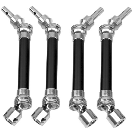 4Pcs ShareGoo Eje de Transmision Delantero Trasero CVD con Adaptador Hexagonal Compatible con 1/8 Arrma Typhon 4x4 3s BLX y Typhon 550 Mega Piezas de Actualizacion para Coche RC (Negro) - Imagen 3