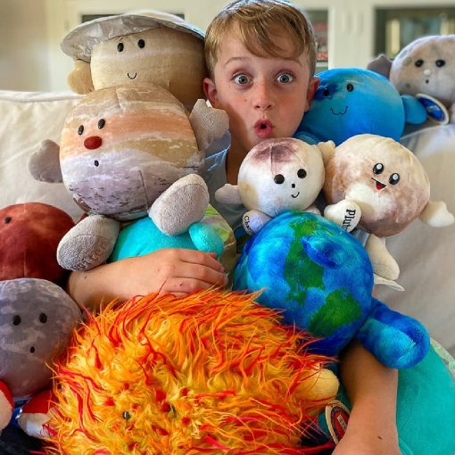 Set de Peluches Sistema Solar Celestial Buddies 12 Piezas Ciencia Astronomia Espacio Juguetes de Peluche Educativos - Imagen 4