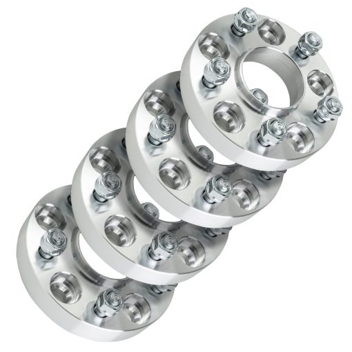 Adaptadores de Rueda de 20 mm Customadeonly 5x120 a 5x115 (Cubo a Rueda) Centrado en el Cubo - Orificio Central de 66.9mm (Cubo) a 71.5mm (Rueda) Permite que el Vehiculo con 5x120, Orificio de 66.9mm Utilice Ruedas 5x115 (4piezas M14x1.5) - Imagen 2