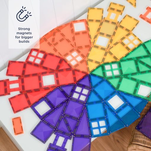 Paquete creativo Connetix Rainbow, 102 Piezas - Imagen 2