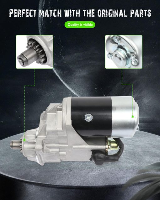 Arrancadores Nuevos Compatibles con Motores Cummins - Serie B Industrial 94-en adelante 3.9L 5.9L para Dodge Auto y Camioneta Ligera Ram PICKUPS 1994-2002 5.9L(359) L6 (Diesel) SND0038 17548 - Imagen 5