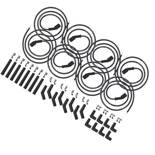 Juego de cables de bujias universales de 5 pies - LS LT Bobina remota Nucleo espiral Recto 90 135 Botas compatibles con LS1 LM7 LQ4 LS6 LQ9 LM4 LS2 LS3 LY6 LC9 LH8 LMG L99 551083 - Imagen 3