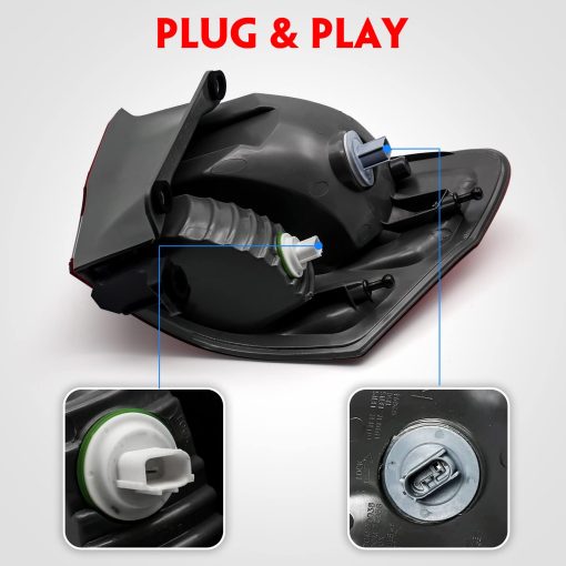 Huray Luz Trasera Exterior para Jeep Grand Cherokee 2011-2013 Lampara Trasera de Repuesto Estilo OE Lado del Conductor LH - Imagen 6