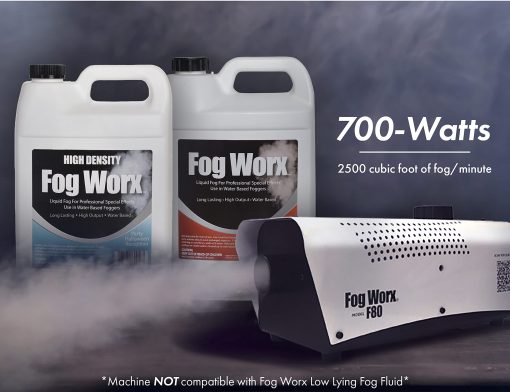 FogWorx Fog Juice - 1 Galon de Liquido de Humo Organico (128 oz) - Densidad Media, Alta Produccion, Liquido de Maquina de Humo de Larga Duracion para Maquinas de 400 Watts a 1500 Watts - Imagen 7