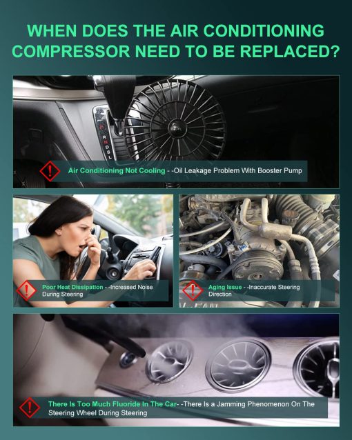 Compresor de Aire Acondicionado SCITOO para Autos para 1999-2002 para Land Rover Discovery 4.0L CO 11120C - Imagen 6