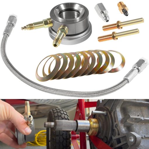 Kit de Cojinete Hidraulico de Liberacion de Embrague de Stock 82876 T-5 y Manguera para Transmisiones Borg-Warner T-5 de Estilo GM, Reemplaza # 82876