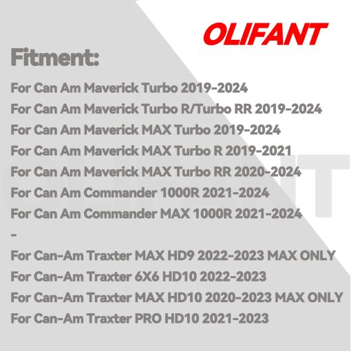 Pastillas de Freno Delanteras y Traseras para Can-Am Maverick X3 2017-2023/Defender 2019-2024/Maverick Trail 700 800 900 1000/Maverick Sport 1000 1000R/Maverick MAX Turbo/Commander/Traxter Kit de Pastillas de Freno de Cobre Sinterizado - Imagen 3