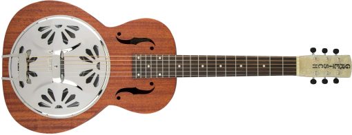 Gretsch G9210 Boxcar Guitarra de Resonador con Cuello Cuadrado para Diestros con Diapason de Padauk y Diafragma Ampli-Sonic (Natural, 6 Cuerdas) - Imagen 2
