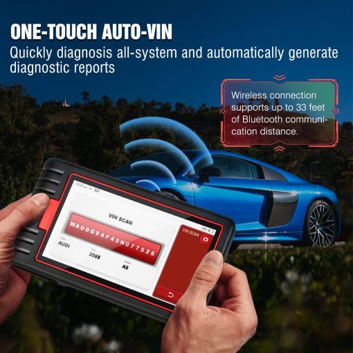 Thinkcar Escaner OBD2 Inalambrico, Thinkscan Max2 Actualizacion Gratuita de por Vida Herramienta de Diagnostico con Protocolo CAN-FD, Diagnostico de Todos los Sistemas y 28+ Reinicios, Sangrado de Inmovilizador/ABS/Aprendizaje del Cigüenal - Imagen 4